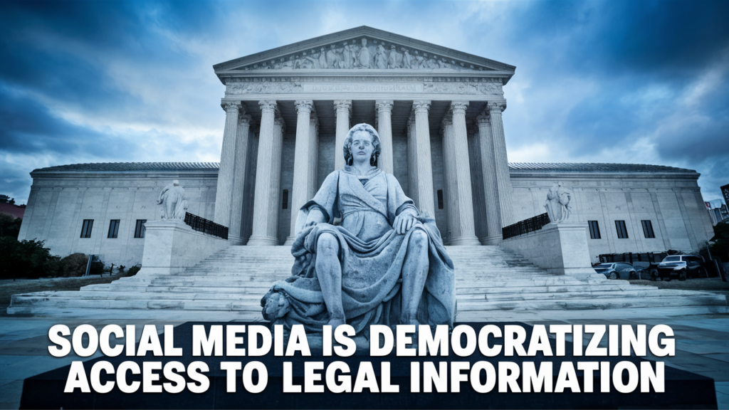 Social Media is Democratizing Access to Legal Information
