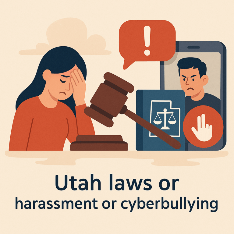 What are Utah laws on harassment or cyberbullying