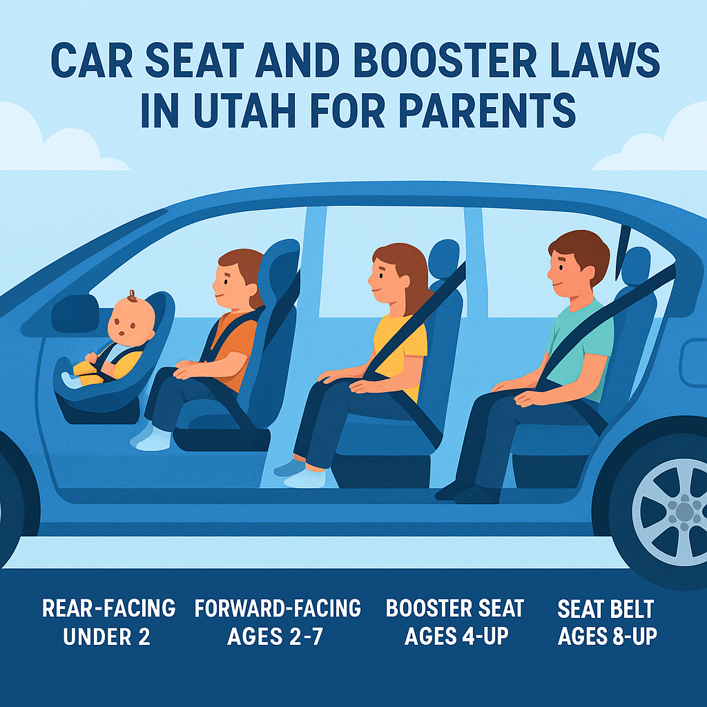Utah car seat and booster laws