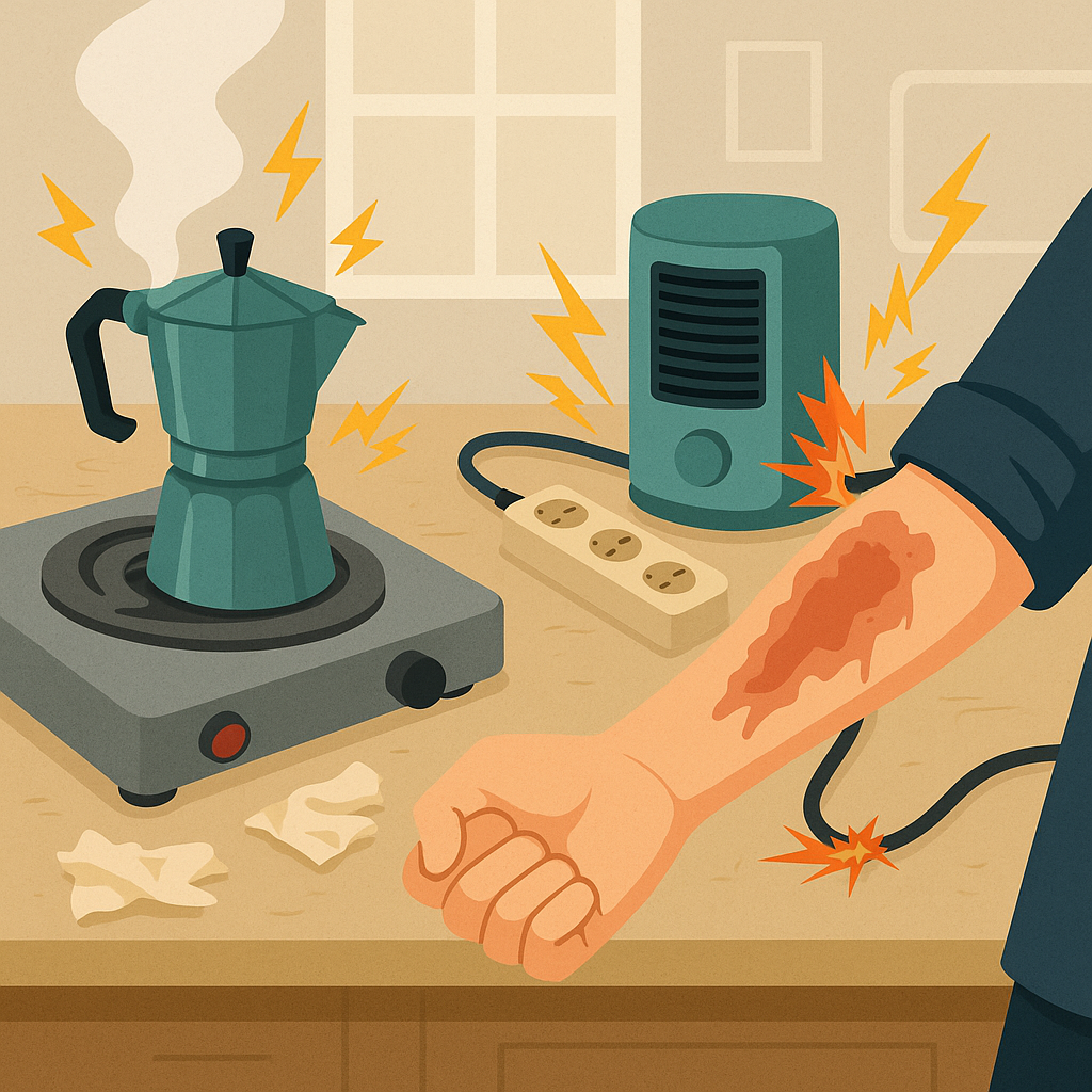 Utah burn injuries defective household products