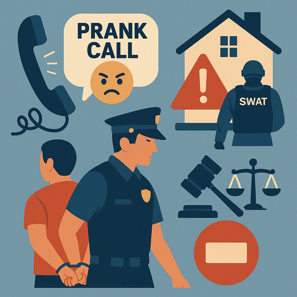 Utah law on prank calls and swatting