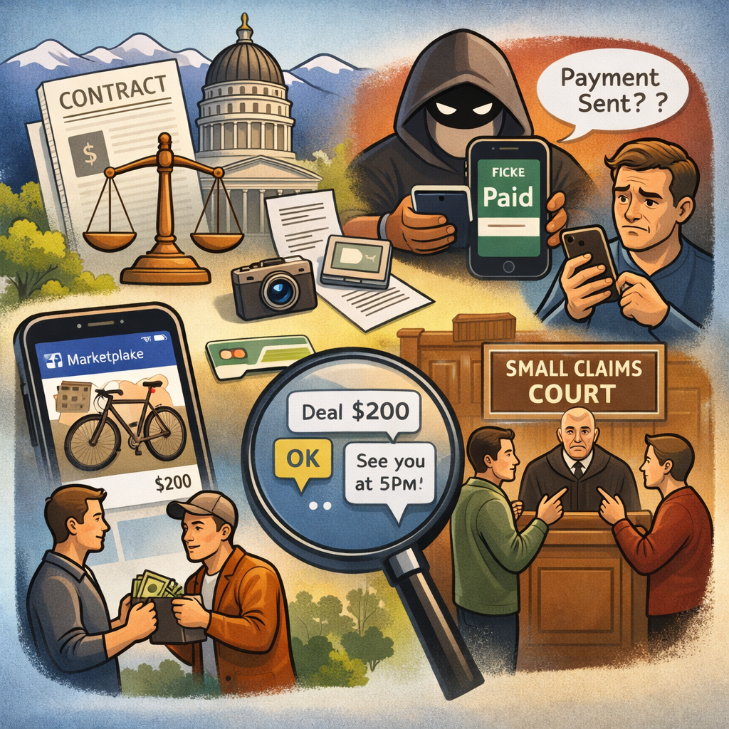 Legal issues with selling items on Facebook Marketplace in Utah