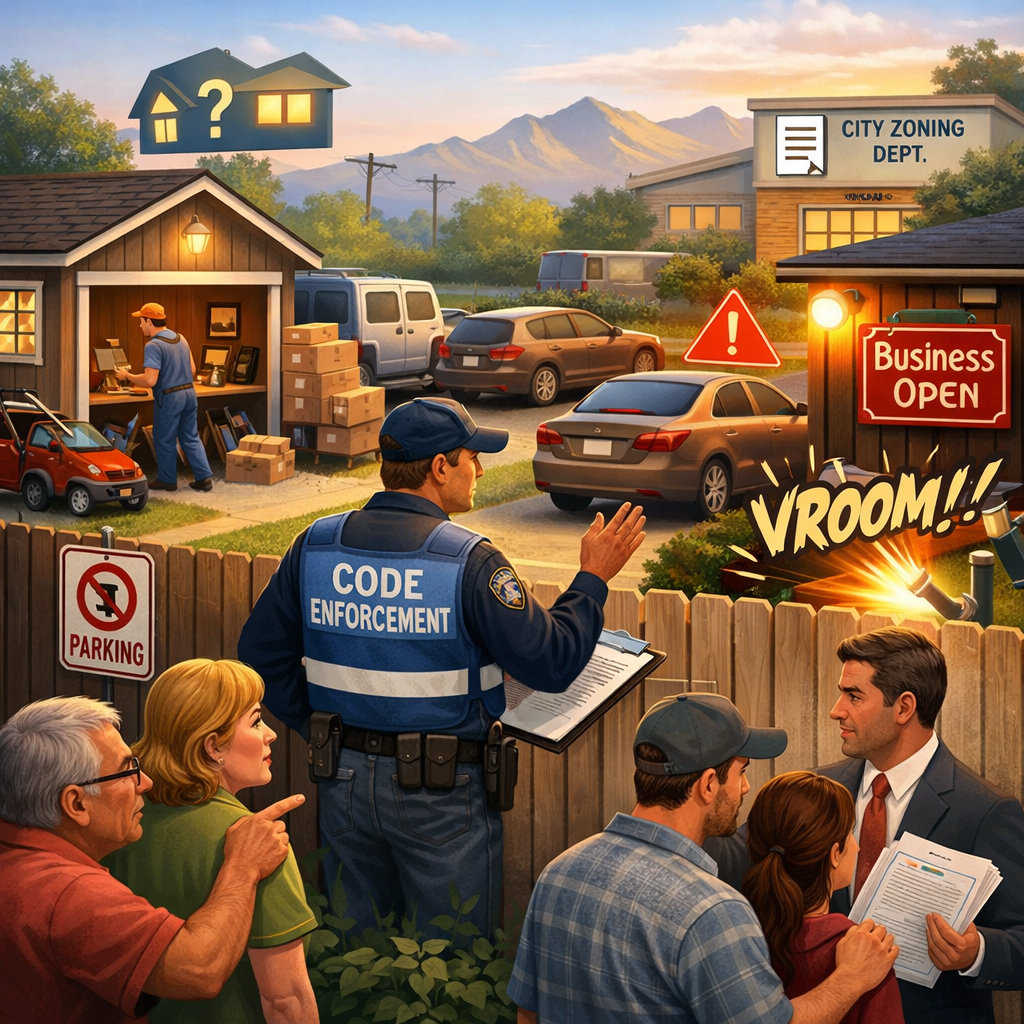 Utah backyard business zoning problems