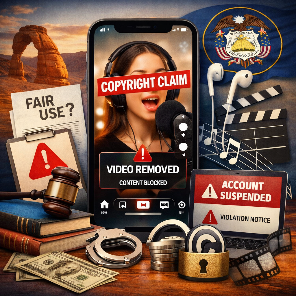 short form video copyright issues in Utah