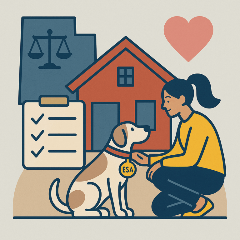 Image showcasing Utah Laws on Emotional Support Animals in Housing