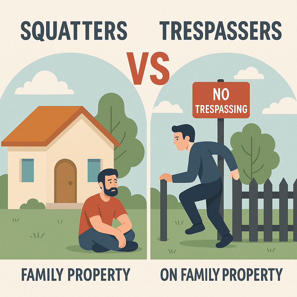 Utah squatters vs trespassers