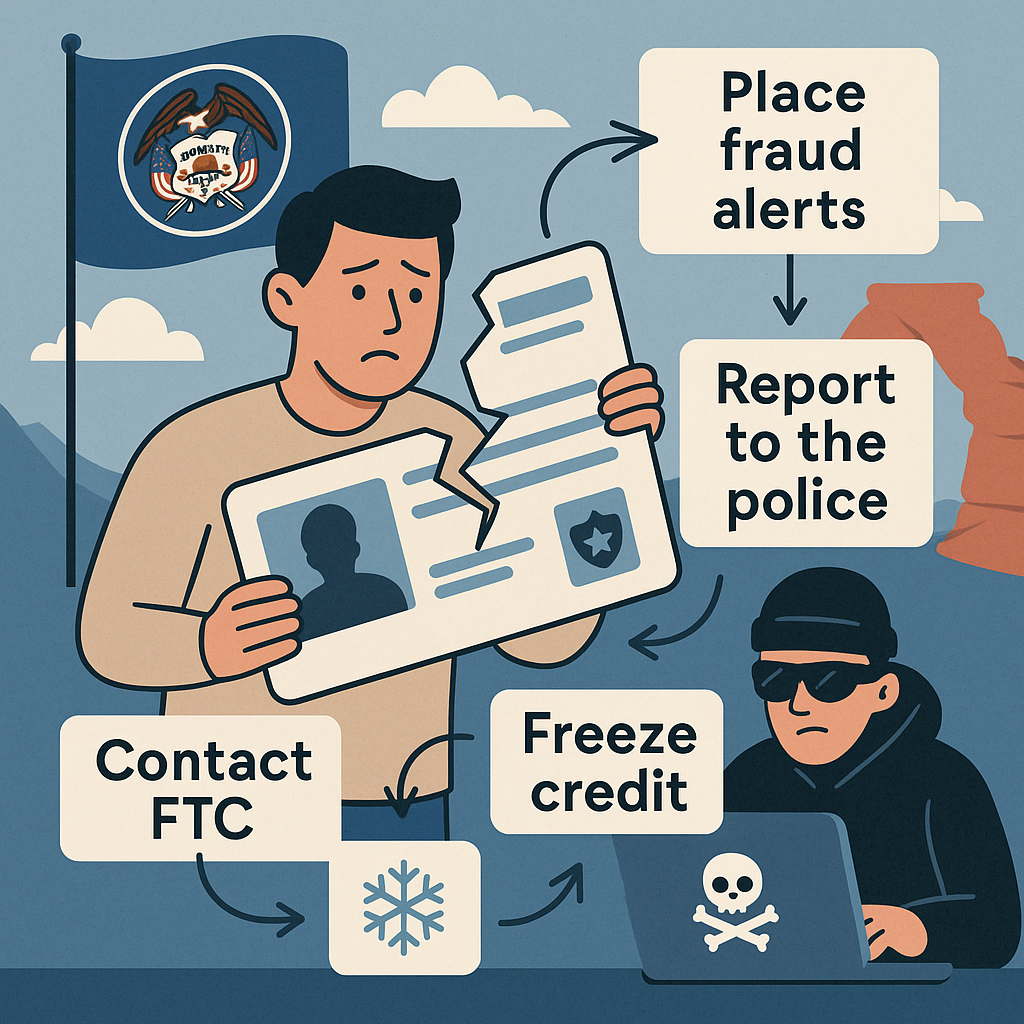 identity theft steps Utah victims